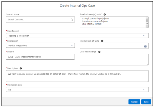 CJ Universal Tag