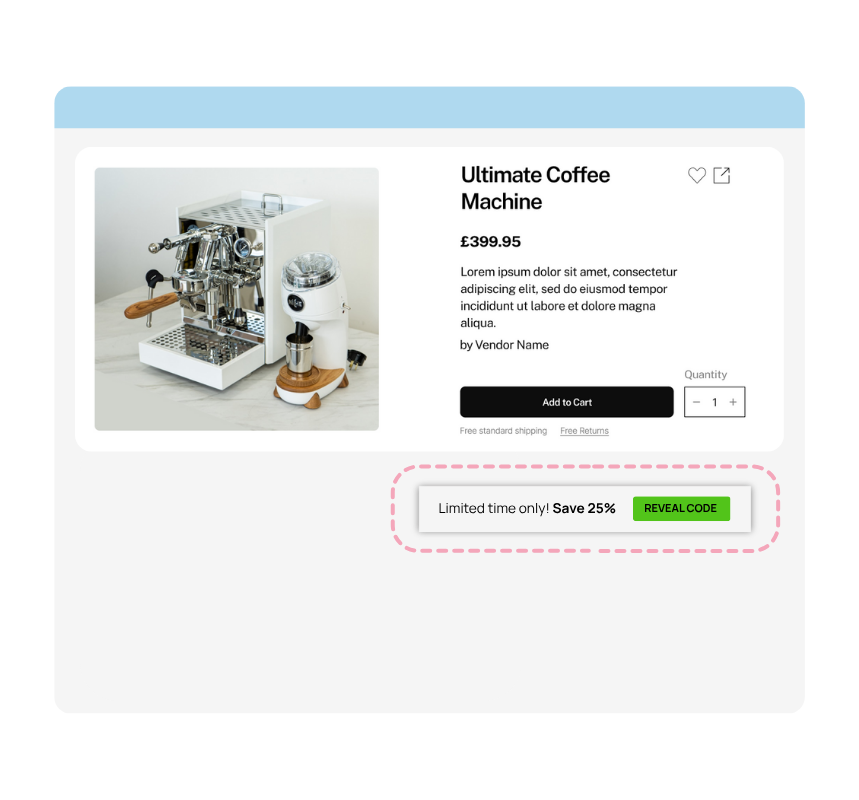 In-page campaigns